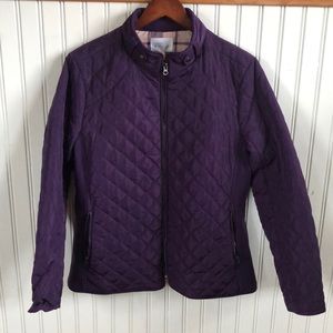 Market and Spruce Purple Field Coat